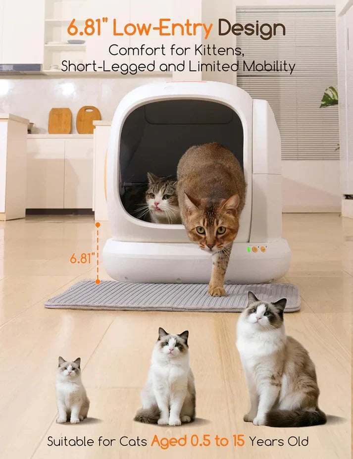CleanAir Self-Cleaning Cat Litter Box