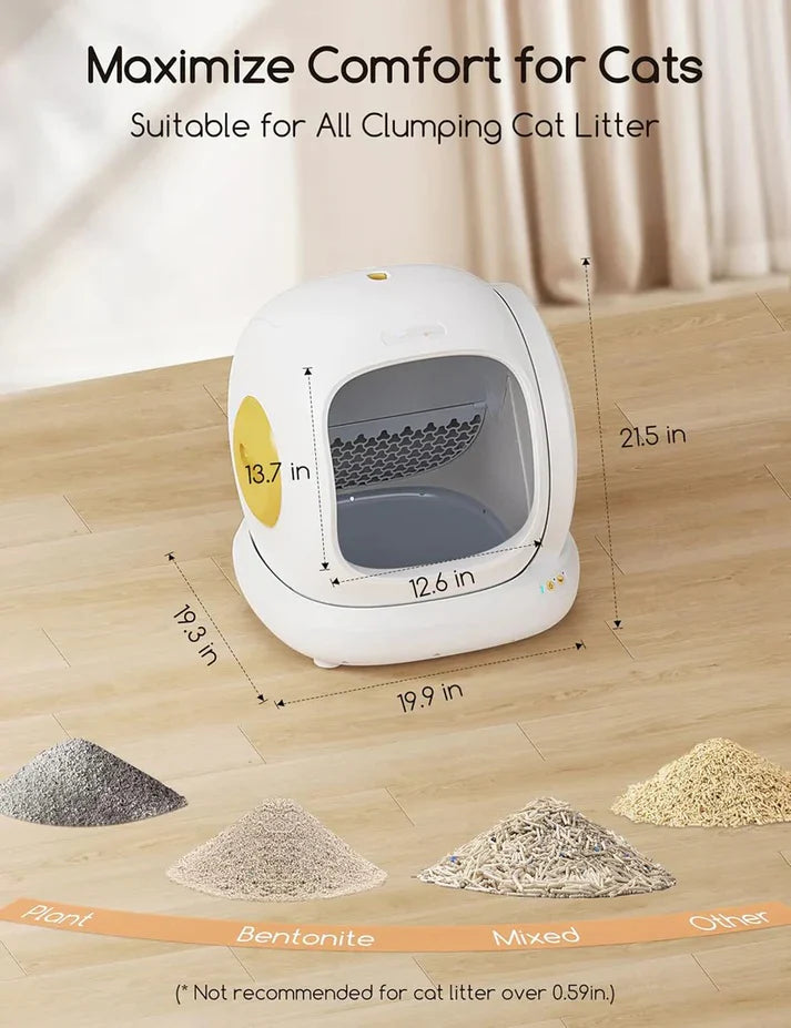 CleanAir Self-Cleaning Cat Litter Box