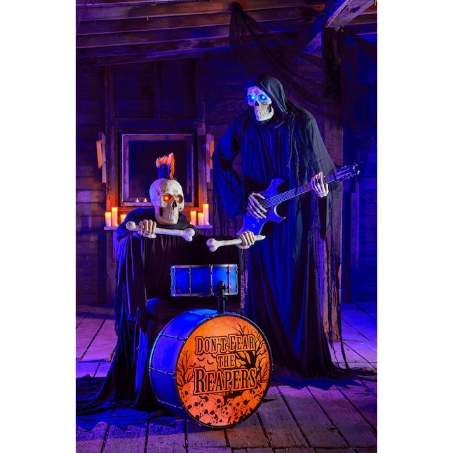 6.0-ft Freestanding Musical Lighted Reaper Animatronic