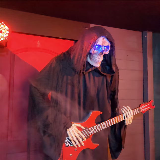 6.0-ft Freestanding Musical Lighted Reaper Animatronic