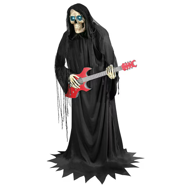 6.0-ft Freestanding Musical Lighted Reaper Animatronic