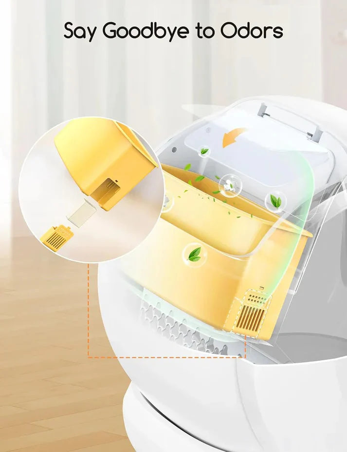 CleanAir Self-Cleaning Cat Litter Box