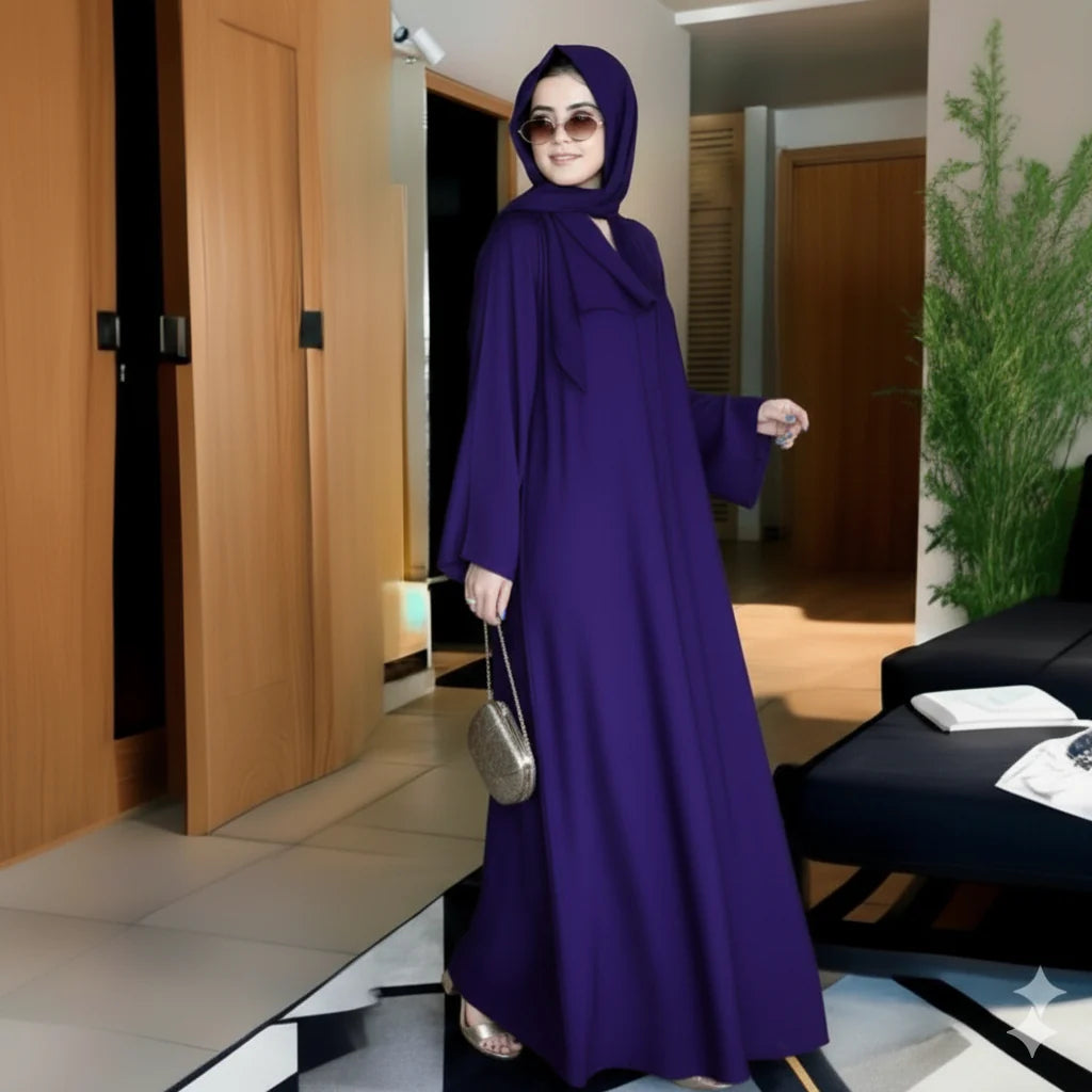 ABAYA DARK PURPLE