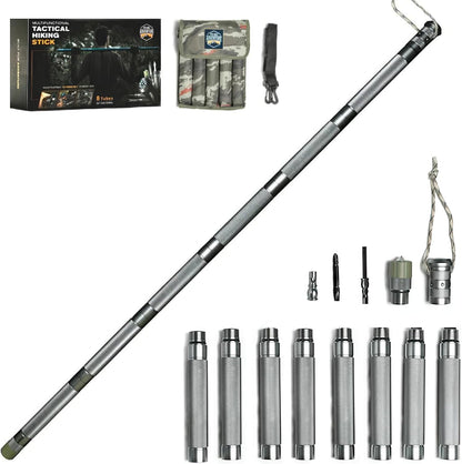 Prime Adventure 15-in-1 Hiking Stick (Collapsible)