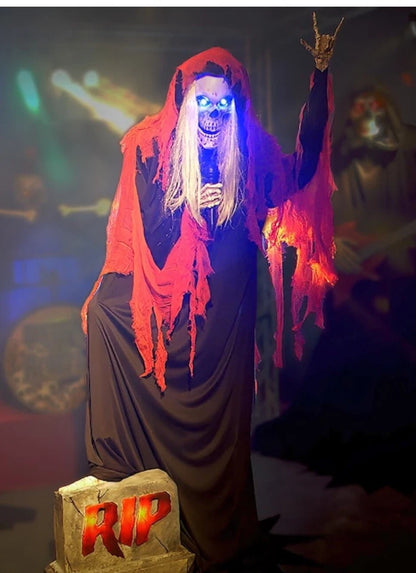 7-ft Bluetooth Lowe’s Reaper Band LED Lead Singer